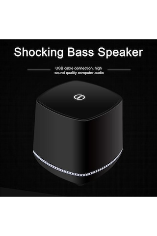 Kablolu Hoparlör 3d Surround Ses Subwoofer Hoparlör Taşınabilir Ses Kutusu Bilgisayar Hoparlörü Ev Ofis İçin