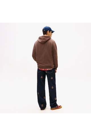 Tommy Hilfiger Jeans Regular Badge Erkek Kahverengi Sweatshirt Dm0dm22666