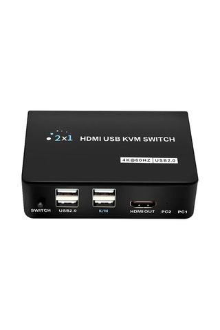 Sh Powermaster Pm-11789 4k Hdmi Usb Kvm Switch 2x1 Najmaddin