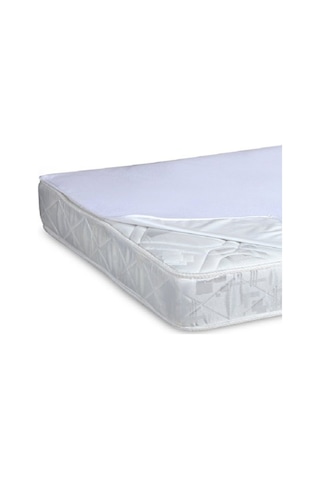 Evony Alez 200x200 Cm Pamuk Sıvı Geçirmez Yatak Koruyucu Alez Beyaz