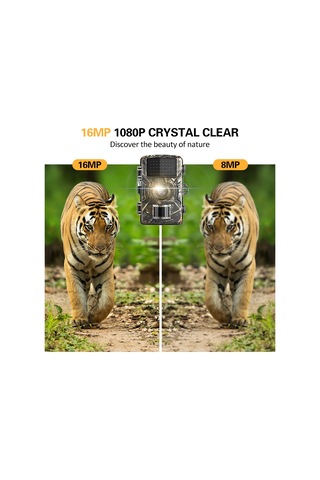 Lemestar Av Kamera Lixada Dl-01: 16mp Fotoğraf, 1080p Video, 0.8s Tetik Hızı, 90 Pır Algılama, 38 Ir Led Gece Görüşü, Ip66 Su Geçirmez Çok Renkli