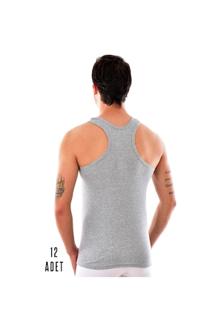 Erkek Gri 12 Adet Seher Spor Atlet 0058 Gri Gri