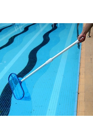 Suofeng Yüzme Havuzu Temizleme Ağı - Derin Su Yaprak Toplama Filesi, Dayanıklı Pp Malzeme Mavi