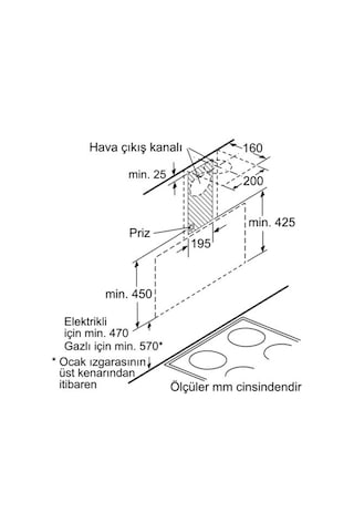 Siemens LC95KA670T Duvar Tipi 90 CM Davlumbaz