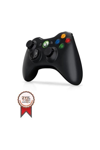 Özel Seri Ürün Ekipman Kumanda Oyun Kolu Kablolu Xbox Tv Pc Uyumlu Xbox 360 Siyah