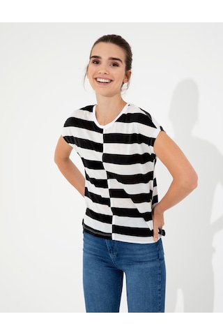 Pierre Cardin Kadın Siyah Tişört 50246194-vr046 Siyah