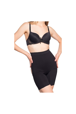Pastimore Popo Açık Paçalı Siyah Korse Siyah