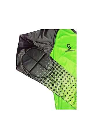 Sportech Yeşil Şortu Sünger Destekli Kaleci Forma Takımı R0124 Yeşil - Siyah