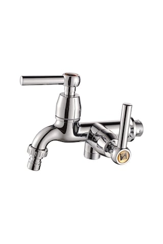 Dinosaurs Store Duvara Monte Abs Mutfak Musluğu - Gümüş Altın