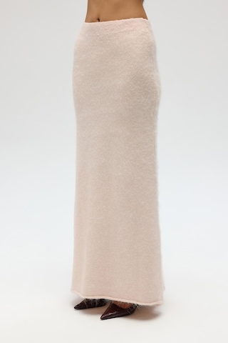 Mai Collection Mai Studios Co. Nivra Pembe Uzun Triko Etek Pembe