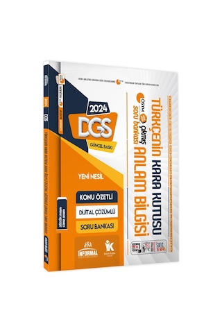 DGS Türkçenin Kara Kutusu Anlam Bilgisi (Sözcük-cümle)dijital Çözümlü Konu Özetli Soru Bankası