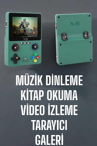 3.5 - 429 - İnç Ekran 1000 Oyunlu Oyun Konsolu El Atarisi Miüzik Dinleme Ve - Glblseme - Kitap Okuma