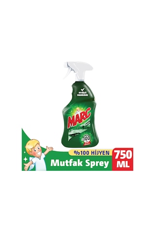 Marc Mutfak Yağ Çözücü Sprey 2 x 750 ML + Banyo Kireç Sökücü Sprey 2 x 750 ML