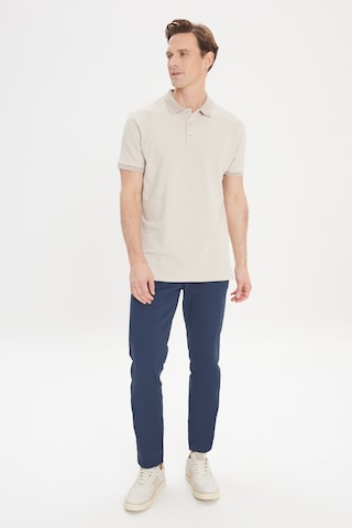 AC&Co / Altınyıldız Classics Altinyildiz Classics Erkek Safari Slim Fit Dar Kesim Polo Yaka %100 Pamuk Tişört 4A4820200001SAFXXL Krem