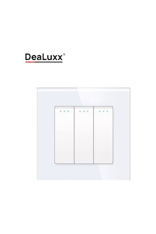 Dealuxx 3 Anahtarlı Cam Çerçeveli Anahtar 194482431