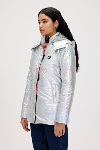 Bad Bear 24.04.15.002 Jolene Puffer Coat Kadın Ceket Sılver