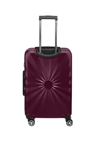 Büyük Boy %100 Polikarbon Valiz 4x2 Teker Bordo 1809 Bordo