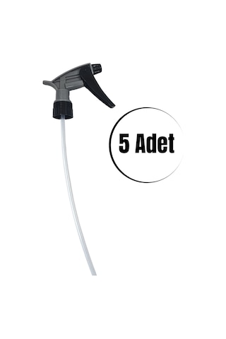 Kimyasal Dayanıklı Fısfıs Sprey Başlığı- Gri Sprey Başlık 5 Adet