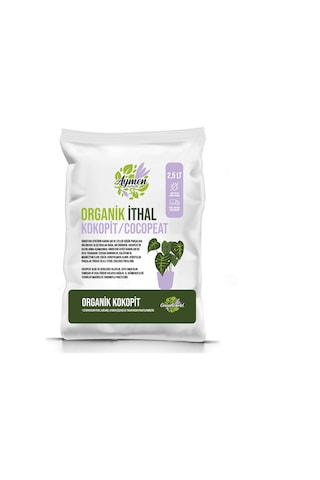 2 Adet 2,5 Litre Hindistan Cevizi Torfu Cocopeat Kokopit Ponza