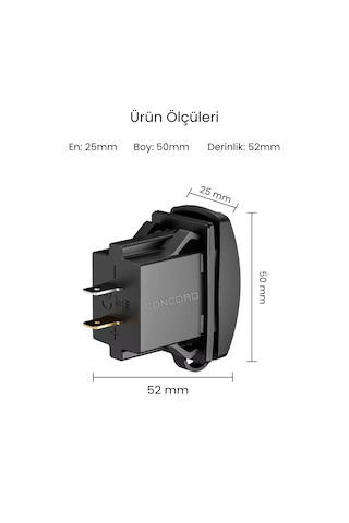 Ch-22 3.1a Çift Usb 12-24v Marin Gömme Tip Araç Şarj Soketi