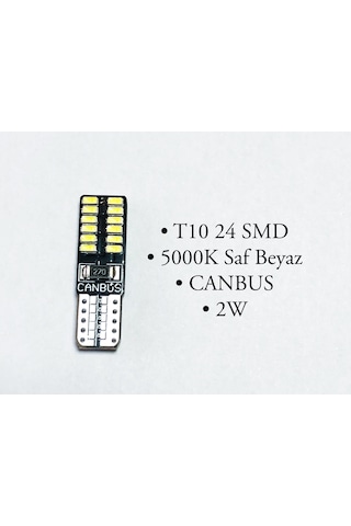 T10 Led Park Ampulü 24 Smd