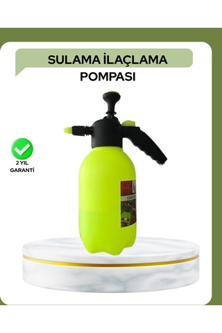 2 Litre Püskürtücü Bakır Nozullu Ayarlı Sprey Temizlik Ve Bahçe Belirtilmemiş