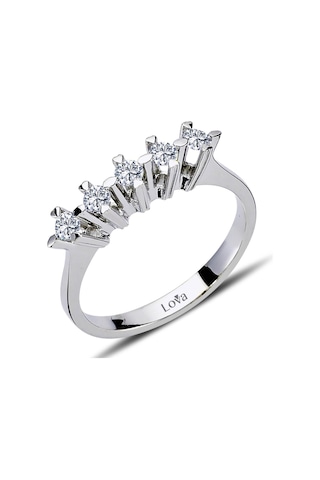 Lova G Renk 0,33 Karat Pırlanta Beştaş Yüzük - 1070073