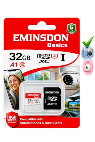 32gb Hafıza Kartı Mini Kamera Ev Araç Güvenlik Kamerası Uyumlu Telefon Micro Sd Class10
