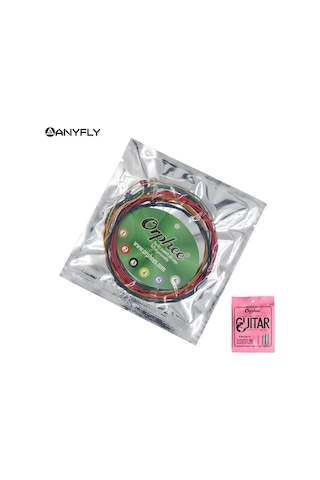 Orphee Tx620-C Renkli 10-47 Akustik Gitar Tel Seti-Pena
