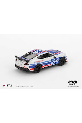 Mini Gt 1:64 Ford Mustang Dark Horse 24 Ford Performance Racing School Model Araba Mgt01172 Mavi