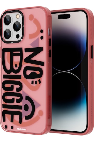Youngkit Apple Uyumlu iPhone 14 Pro Max Kılıf Mutlu Mod Figürlü YoungKit Happy Mood Serisi Kapak YOUNGKİT-TA85956