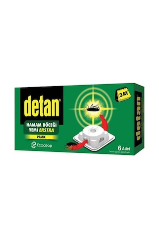Detan Hamam Böceği Yemi 6 Lı