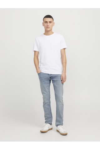 Jack & Jones Erkek Glenn 774 Slim Fit Jean - 12269466 Blue Denim