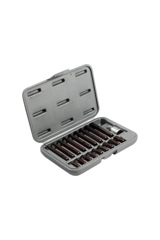Nalburkent Rico Manyetik Kaplamalı Delikli Torx Bits Set 19 Parça Kk0003