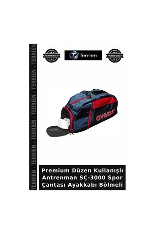 Terrien Premium Düzen Kullanışlı Antrenman Sç-3000 Spor Çantası Ayakkabı Bölmeli Diğer
