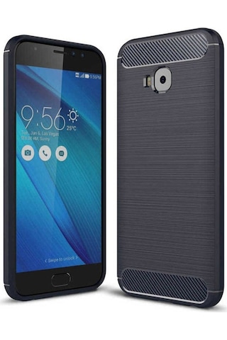Asus Zenfone 4 Selfie Zd553kl Kılıf Zore Room Silikon Kapak Lacivert