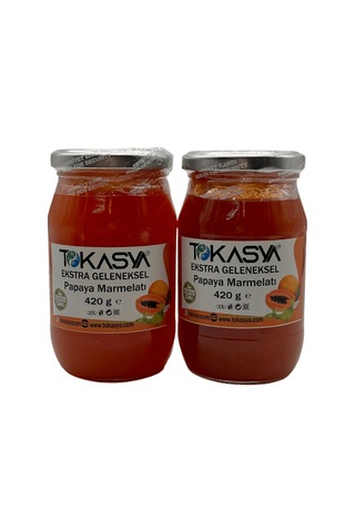 Tokasya Papaya Marmelatı Kavanoz 2 x 420 G