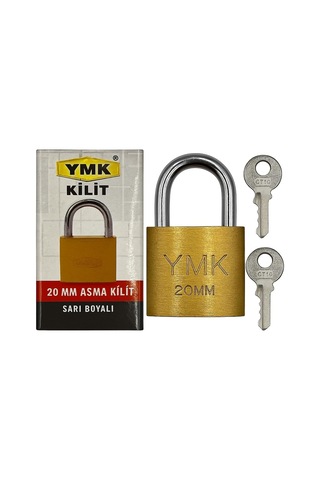 Yuma Ymk Asma Kilit, Sağlam Döküm Gövdeli, Yedek Anahtarlı, Yüksek Güvenlikli, Paslanmaz Çelik Kulplu, Korozyon