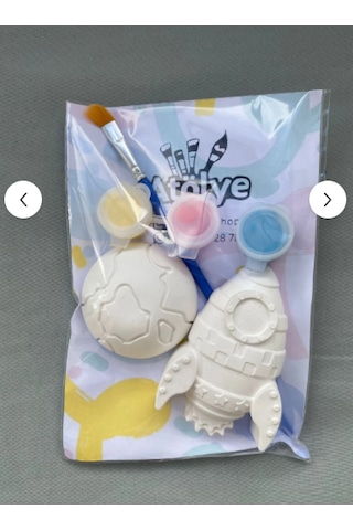 Uzay Set/boyayın Seti,kendin Yap,dıy,doğum Günü Hediyesi, Tatil Hediyesi / 15 Adet