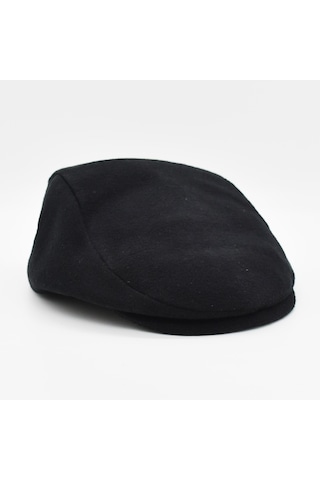 Külah Flat Cap Şapka Yün Holigan Kasket-Standart