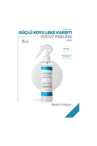 Leke Karşıtı Aydınlatıcı Traneksamik Asit İçeren Tx Vücut Peeling Spreyi 200ml
