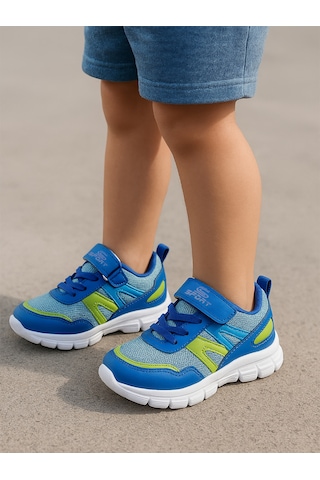 Civil Sport Erkek Çocuk Spor Ayakkabı 22-25 Numara Saks-yeşil Saks Mavisi