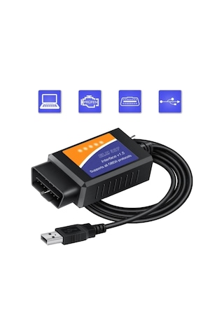 Ayrex Elm327 Usb V1.5 Obd2 Araç Arıza Tespit Cihazı Ford Tam Uyumlu