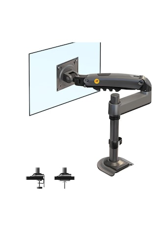 North Bayou Nb H100 Gazlı Yaylı Monitör Kolu Uzun Direkli Tam Hareketli