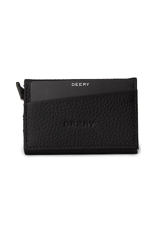 Deery Hakiki Deri Siyah Mekanizmalı Yatay Erkek Cüzdanı - 00611zsyhz01 Siyah