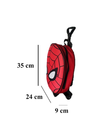 Spiderman Örümcek Çekçekli Kreş Anaokul Günlük Çekçekli Sırt Çantası