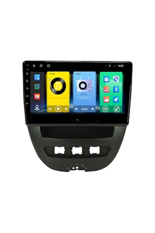 PEUGEOT 107 ANDROID 12 CARPLAY MULTİMEDYA EKRAN NAVİGASYON