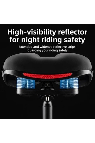 Artfulabode Renkli Nefes Alabilen Silikon Sele Bisiklet Minderi - Tip Şok Emme Koltuk Wv Çok Renkli