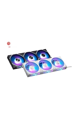Msı Mpg Ez120 Argb Whıte-3w 3ın1 Beyaz Kasa Fanı