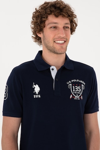 U.S. Polo Assn. Erkek Regular Fit Polo Yaka Lacivert Tişört 50299667-VR033